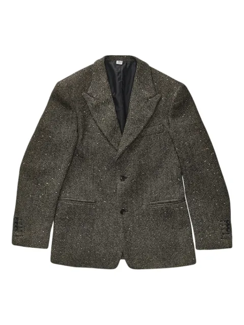 Winnie NY herringbone sequinned blazer Brown WIFW23BL043507961796