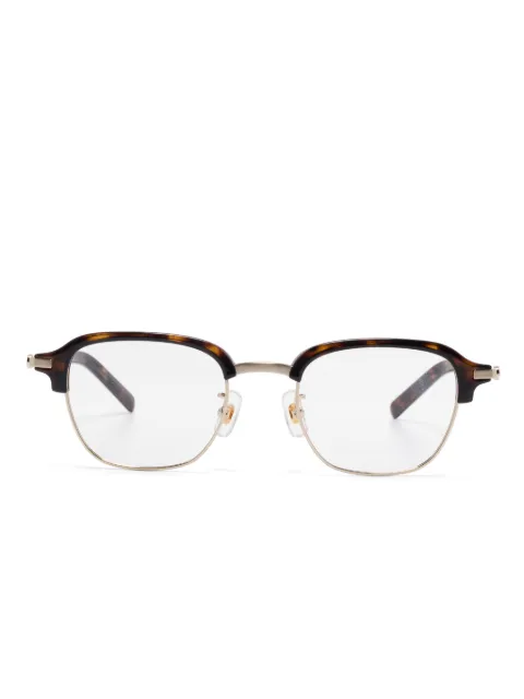 Montblanc tortoiseshell-effect glasses Brown MB0390O