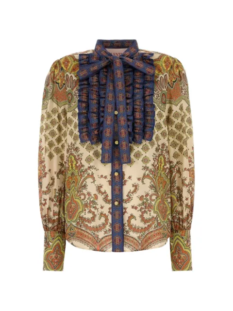 Valentino Garavani Medaglioni Voyage Imaginaire paisley-print shirt Neutrals BAB7D0979