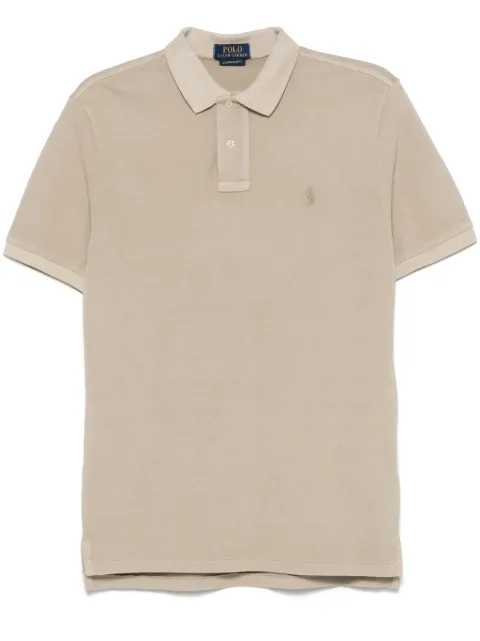 Polo Ralph Lauren Polo Pony-embroidered polo shirt Neutrals 710969626006