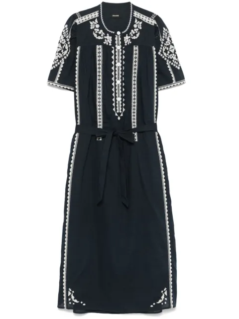 Zadig&Voltaire Rigy midi dress Blue WWDR01204