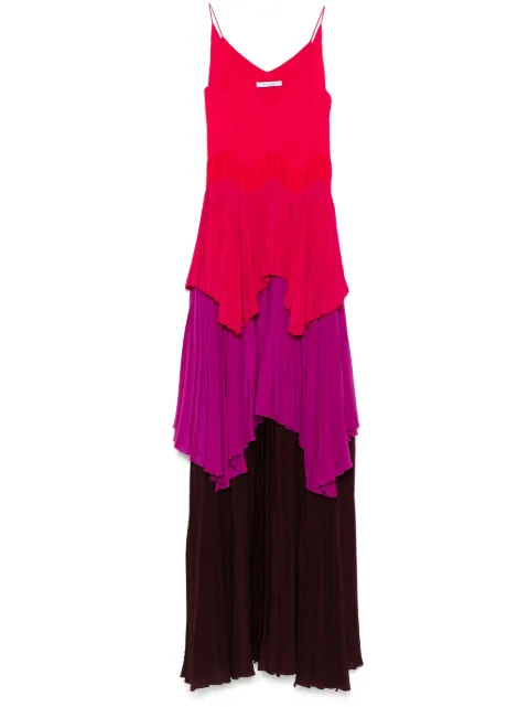 Givenchy Pre-Owned plissé-effect maxi dress Pink HOLAGIV153