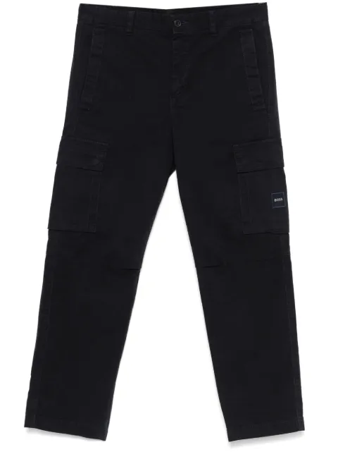 BOSS twill cargo trousers Blue 50530599