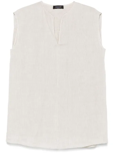 Fabiana Filippi linen blouse Grey TPD275F595L377