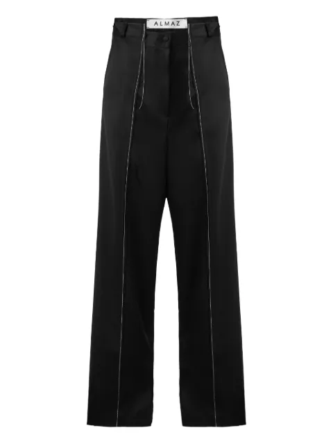 Almaz seam-detail trousers Black TR0501SS25