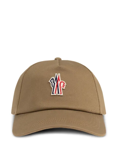 Moncler Grenoble logo-appliqué cap Brown L10973B0000104863