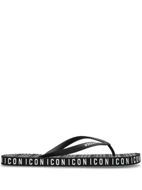 DSQUARED2 Icon flip flops Black FFM000117208243