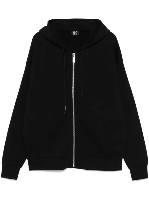 44 LABEL GROUP logo-print hoodie Black B0030577FA583