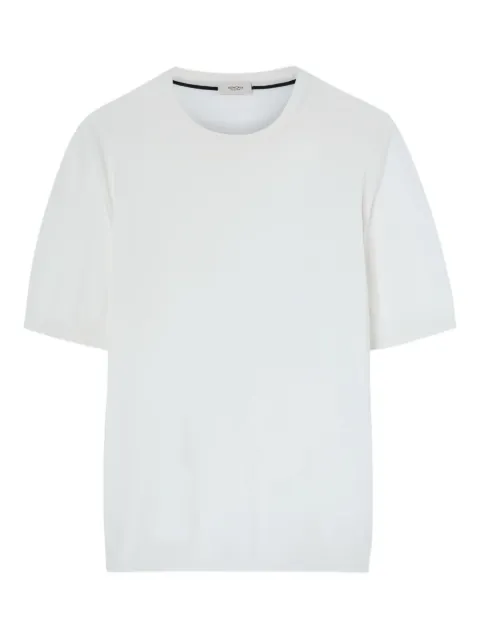 Agnona Setico crew-neck short-sleeve knit T-shirt White K102U050Q1810