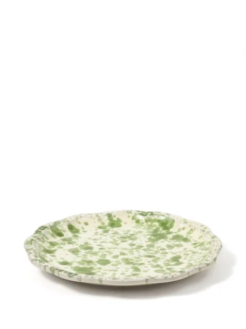 Cabana Speckled dessert plate Green DWFPL10SPK3D0401