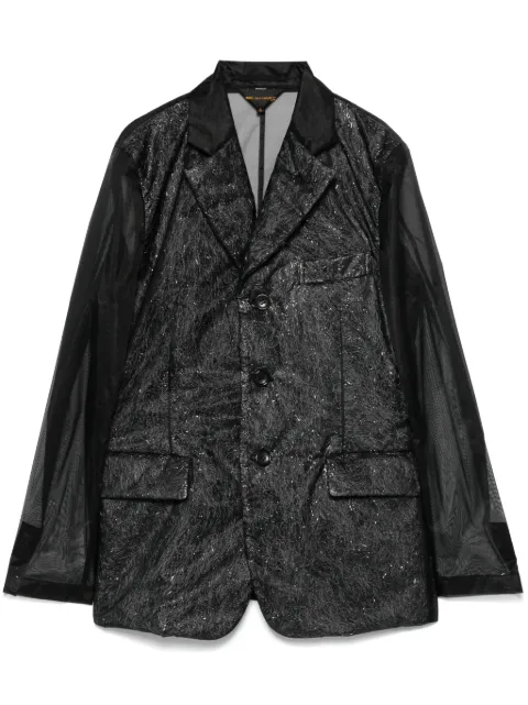 Comme Des Garçons Comme Des Garçons chiffon blazer Black GOJ006