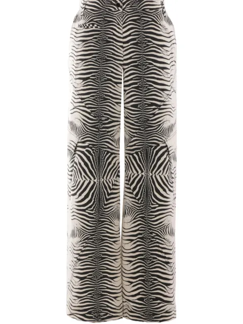 Roberto Cavalli tigress-print trousers White UKT2113AN49