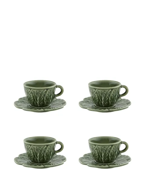 Bordallo Pinheiro Cabbage coffee cup and saucer Green 65021405SET4