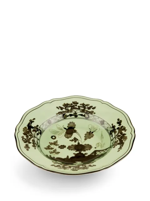 GINORI 1735 Oriente Italiano soup plate (24cm) Green 003RG00FPT210010240G00124100