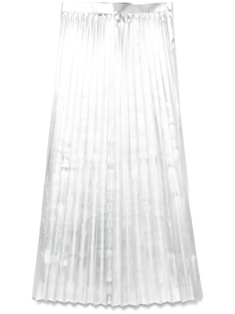 Junya Watanabe pleated skirt Silver JOS006