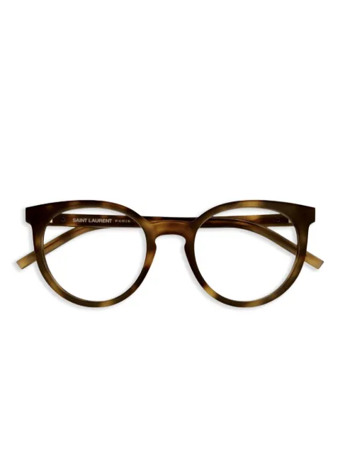 Saint Laurent Eyewear round-frame glasses Brown SLM147