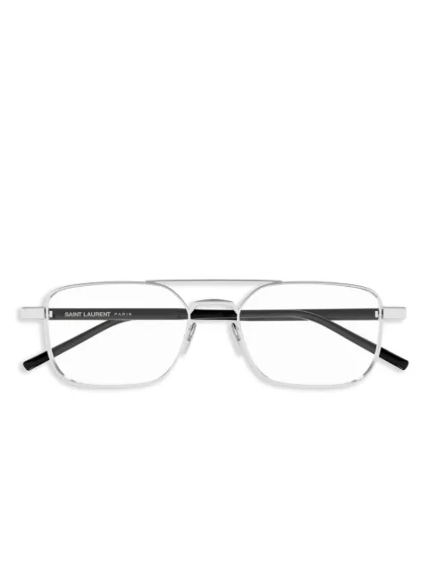 Saint Laurent Eyewear square-frame glasses Silver SL780001