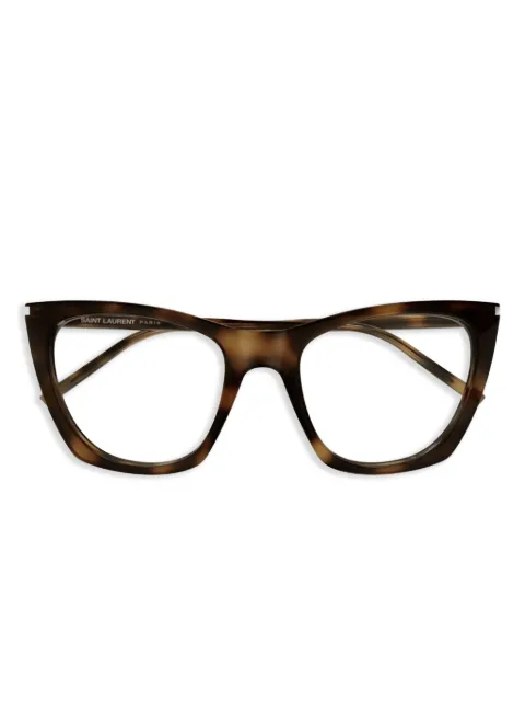 Saint Laurent Eyewear cat-eye glasses Brown SL214KATETHINOPT
