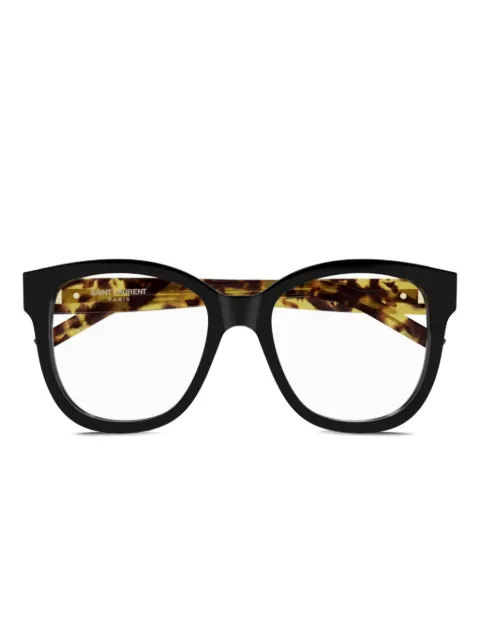 Saint Laurent Eyewear square-frame glasses Black SLM97