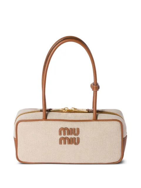Miu Miu Beau tote bag Neutrals 5BB173VOWMACRN