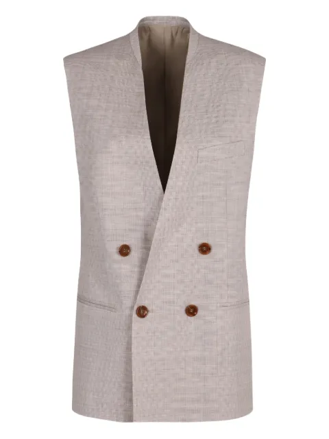 Philosophy Di Lorenzo Serafini double-breasted vest Grey 0504