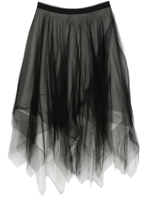 Marc Le Bihan tulle midi skirt Black 2592PE25