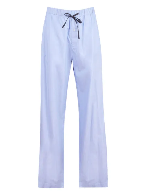 Fleur Du Mal cotton pajamas Blue PA01881004