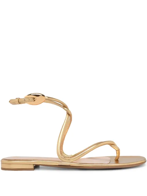 Gianvito Rossi Black Mamba sandals Gold G3255705RICNIG