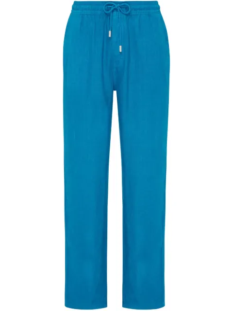Vilebrequin straight-leg trousers Blue PACAU101