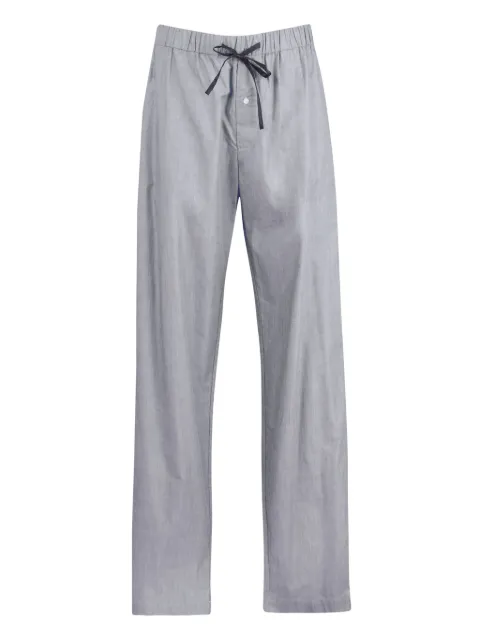 Fleur Du Mal poplin pants Grey PA01881005