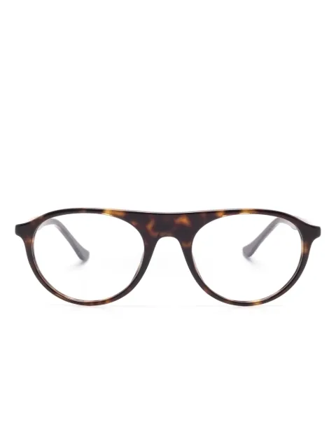 Ray-Ban round-frame glasses Brown RB5441