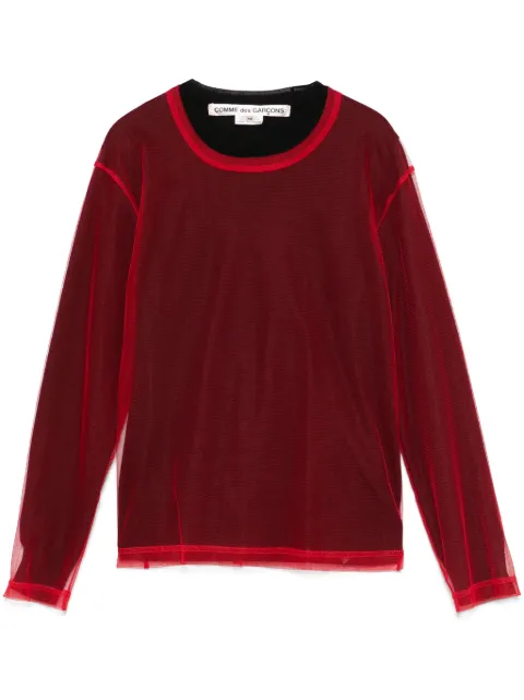 Comme Des Garçons mesh top Black GOB021