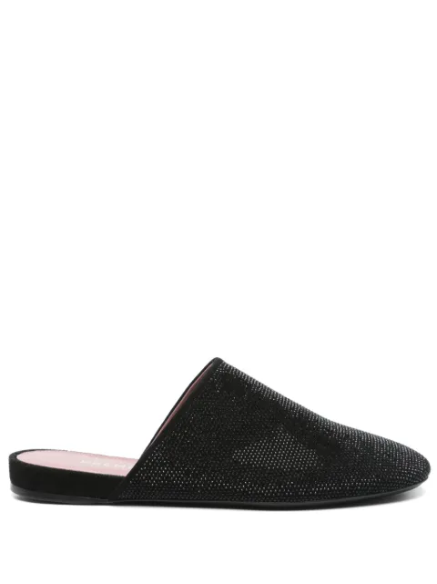 Premiata rhinestone-embellished mules Black M7009CAMOSNEROSTBLACDIA