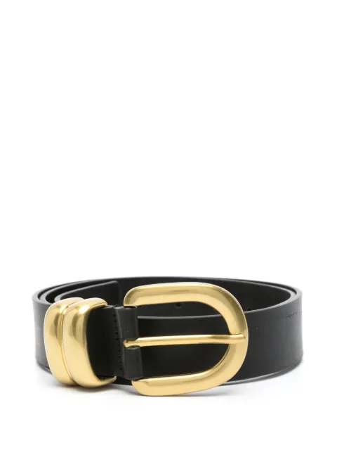 By Malene Birger Zoira leather belt Black 101897