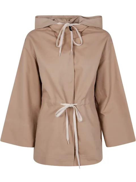 TWINSET hooded jacket Neutrals 251TE2180