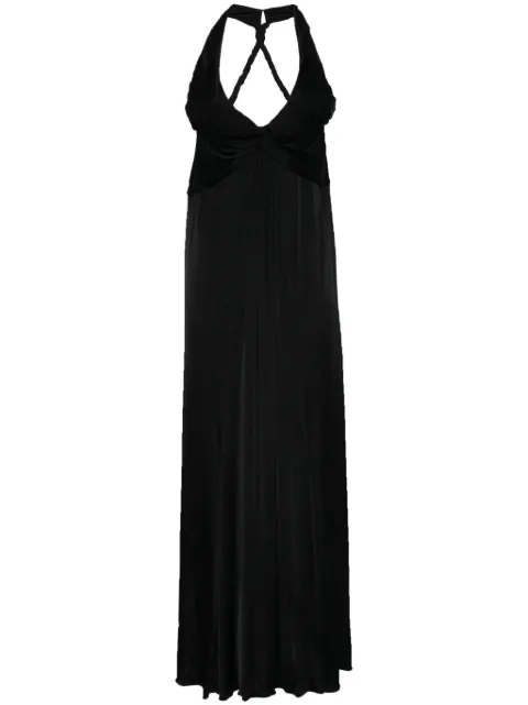 TOM FORD twist-detailing maxi dress Black ABJ834JEX114