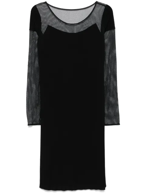 Maison Martin Margiela Pre-Owned 2010 mesh-panelled dress Black MA750RN