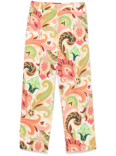 ETRO paisley-print trousers White WREA003999SA5H9
