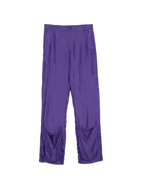 Edward Cuming Sag Pocket Spooky trousers Purple SS23P02D