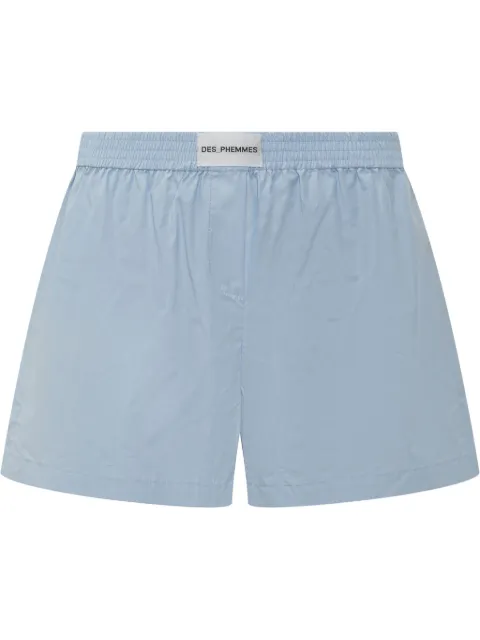 DES PHEMMES cotton boxer shorts Blue D305C0