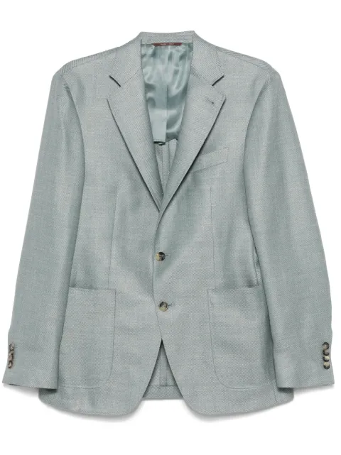 Canali interwoven blazer Blue 25275CU05013