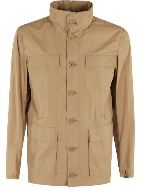 Herno crease-effect field jacket Neutrals FI000118U12494Z