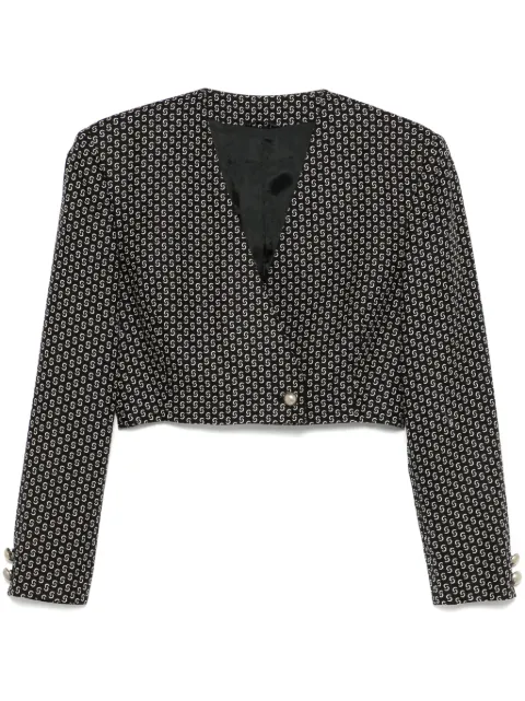 Versace Pre-Owned 1980s cropped jacket Black VE490RH
