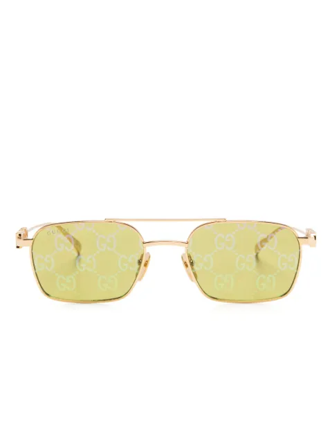 Gucci Eyewear navigator-frame sunglasses Gold GG1804S002