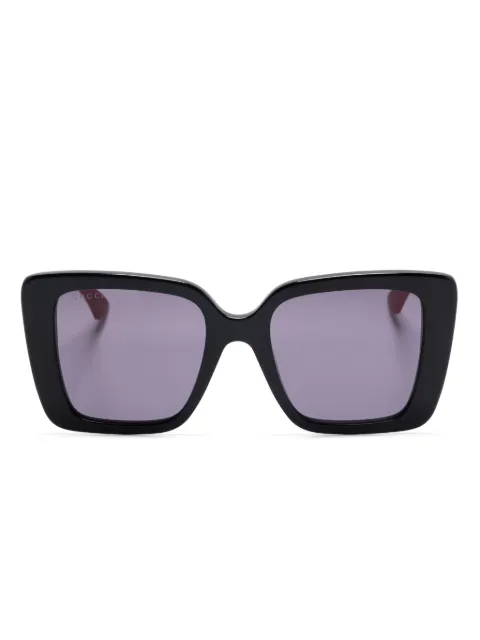 Gucci Eyewear oversize-frame sunglasses Black GG1861S004
