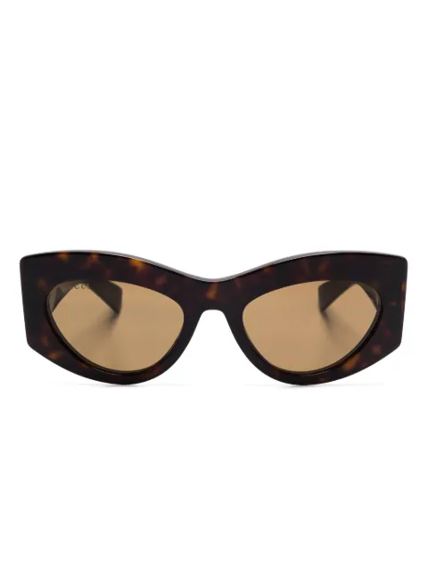 Gucci Eyewear cat eye-frame sunglasses Brown GG1843S002