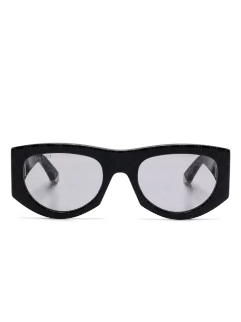 Gucci Eyewear geometric-frame sunglasses Black GG1918S003