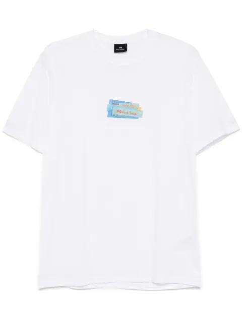 PS Paul Smith logo-print T-shirt White M2R011RPP5128