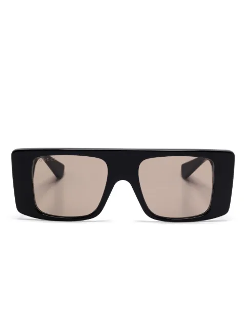 Gucci Eyewear rectangule-frame sunglasses Black GG1888S001