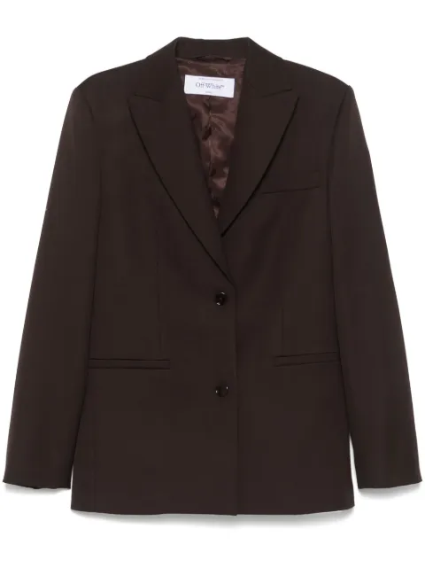 Off-White wool blazer Brown OWEF099S25FAB0016G01